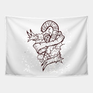 Tattoo Lover Christmas Tapestry