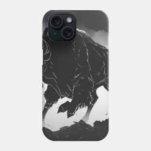 Bison Shadow Silhouette Anime Style Collection No. 106 Phone Case