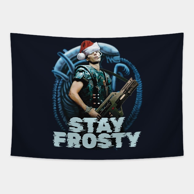 Aliens (1986): STAY FROSTY! Tapestry by SPACE ART & NATURE SHIRTS 