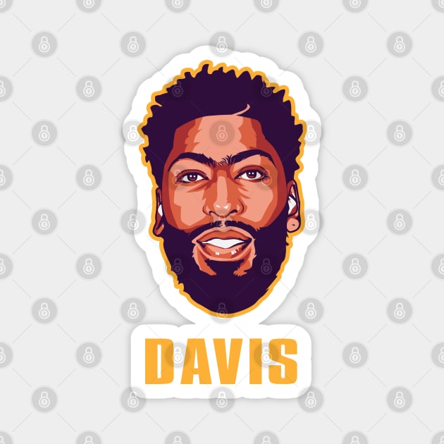 LAKER DAVIS Magnet by origin illustrations