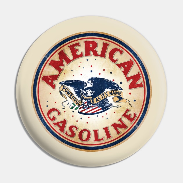 American Gasoline Pin by MindsparkCreative