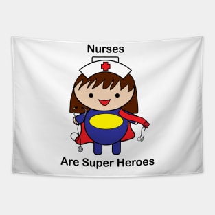 Nurses Are Super Heroes Tapestry