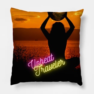 Upbeat Traveler TS Design 7 Pillow