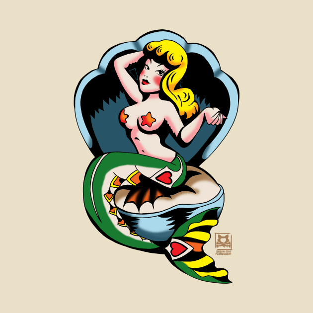 Clamshell Siren by Von Plundercat