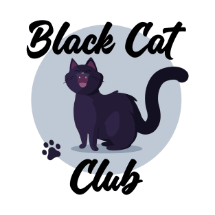 Black Cat Club - Mini Panther, Cute Kitty Lovers T-Shirt