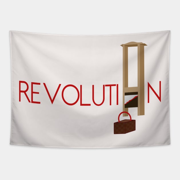 Revolution Guillotine Tapestry by byebyesally