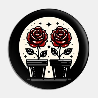 Roses - Flowers Pin