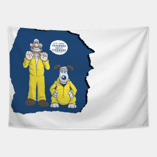 Wallace And Gromit Breaking Bad Tapestry