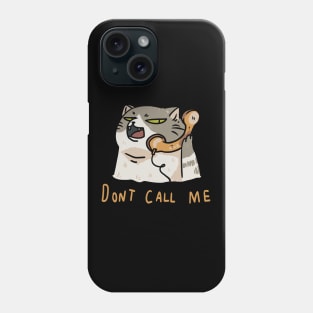 Cat and phone Phone Case