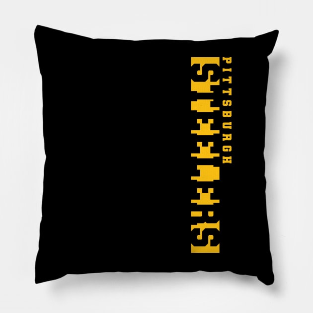 Steelers! Pillow by Nagorniak