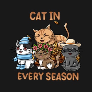 Cat Every Season T-Shirt