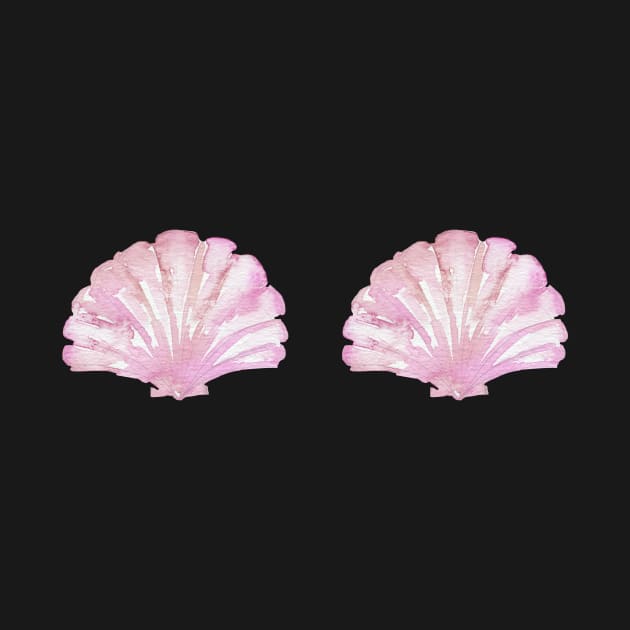 Shell Ya Later - Pink Seashells by hellomonday