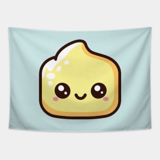 cute poop smile face Tapestry