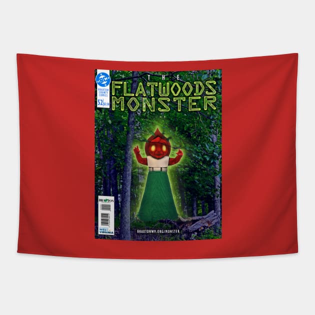 The Flatwoods Monster Iss. 52 Tapestry by AWSchmit