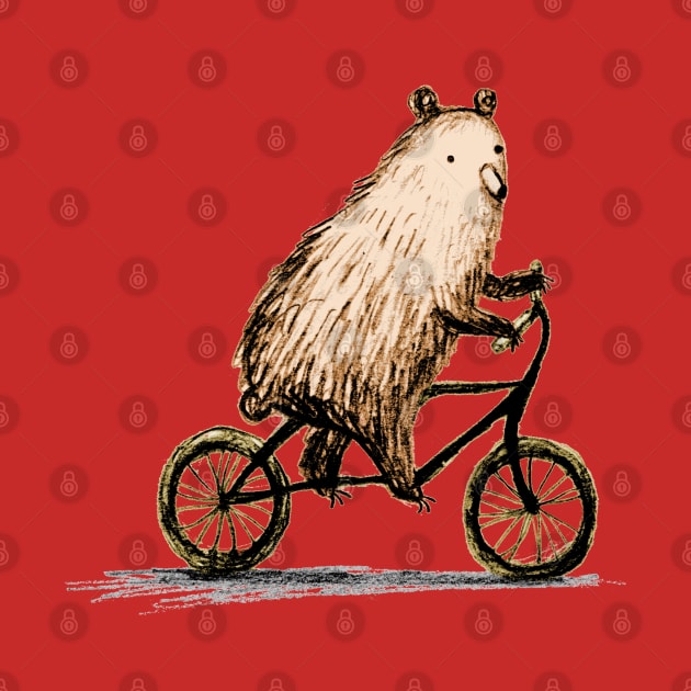 Cycling Bear by Sophie Corrigan