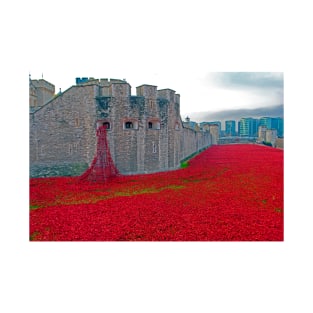 Tower Of London Red Poppy T-Shirt