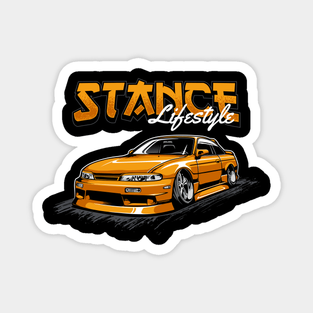 Silvia S14 Magnet by cturs