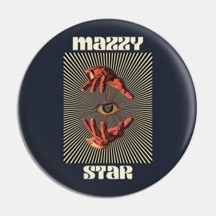 Hand Eyes Mazzy Star Pin