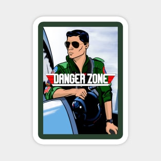 Danger Zone Top Gun Sterling Archer Mashup Magnet