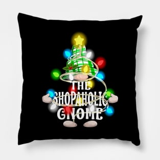 The Shopaholic Gnome Christmas Matching Family Shirt Pillow