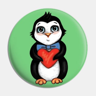 Penguin boy Pin