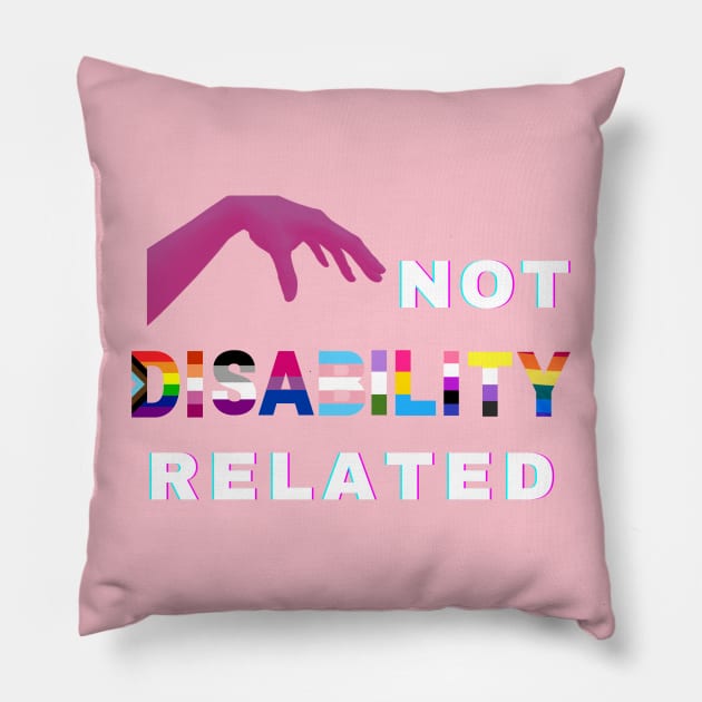 Disability x Pride Month Pillow by Imani