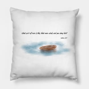 Matthew 8:27 Pillow