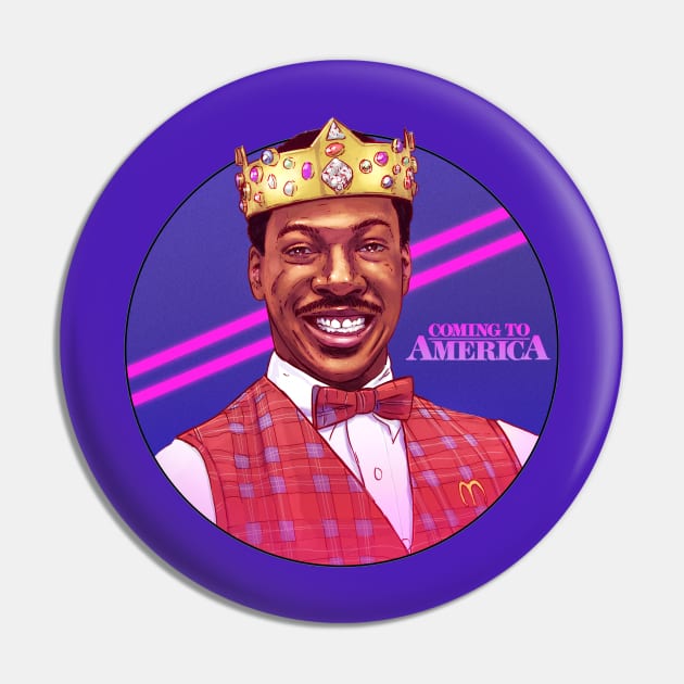 Prince Akeem Pin by TomWalkerArt