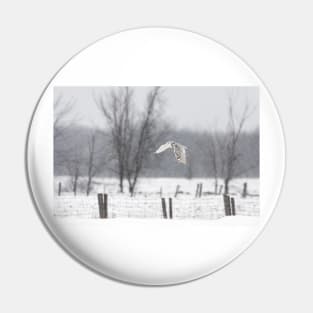 A snowy Snowy - Snowy Owl Pin