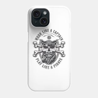 Skull of Sailor with Bones Phone Case