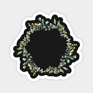 Green wreath Magnet