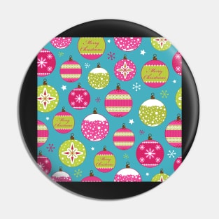 Christmas Bauble Pattern Pin