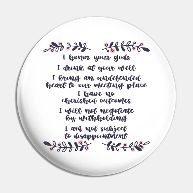 Friendship Promise Poem Pin by frickinferal