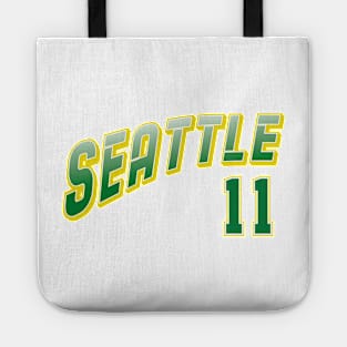 Retro Seattle Number 11 Tote