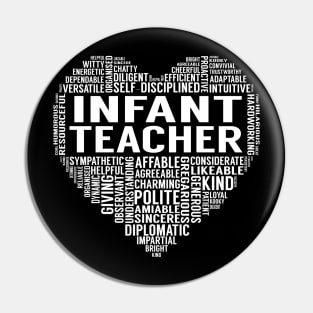 Infant Teacher Heart Pin