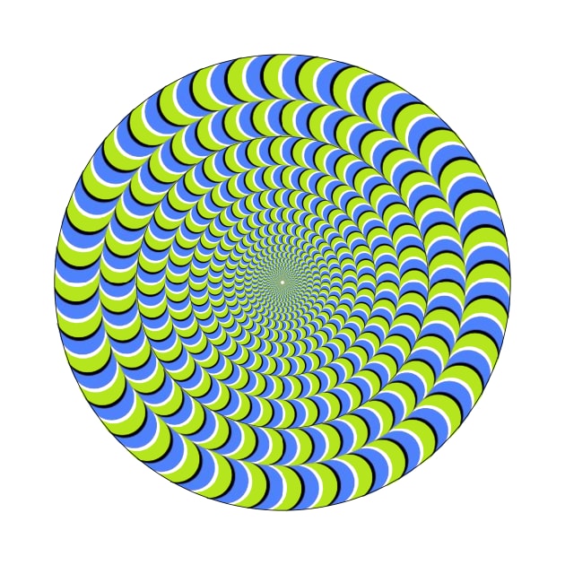 Rotating Snakes Illusion by rastyrcom