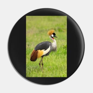 Crowned Crane Pin