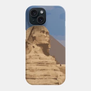 egyptian sphinx Phone Case