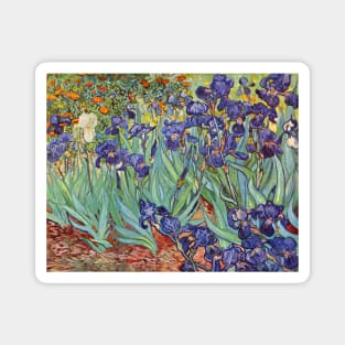 Van Gogh Irises Magnet