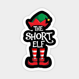 Short Elf Matching Family Christmas Magnet