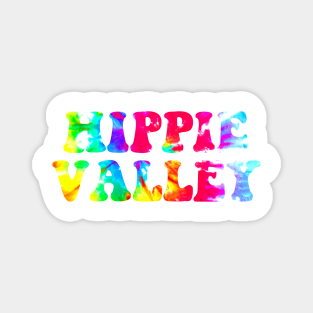 Hippie Valley Rainbow Tie Dye Magnet