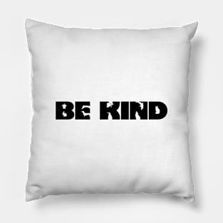 Be Kind to Animals, in Black Pillow