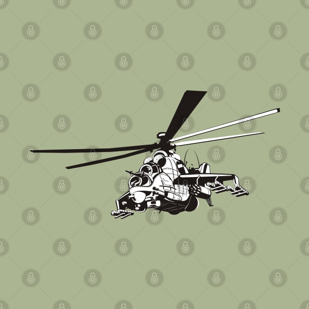 Cartoon helicopter by Mechanik