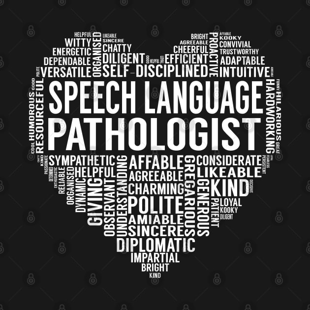 Speech Language Pathologist Heart by LotusTee