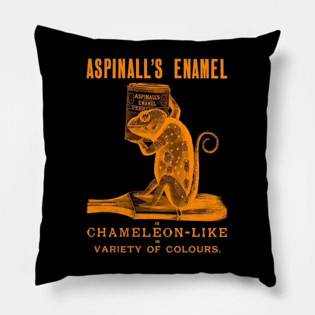 Aspinall's Enamel Pillow by MichaelaGrove