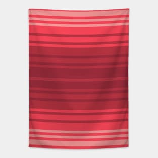 Peach Hot Pink Gradient Stripes Tapestry