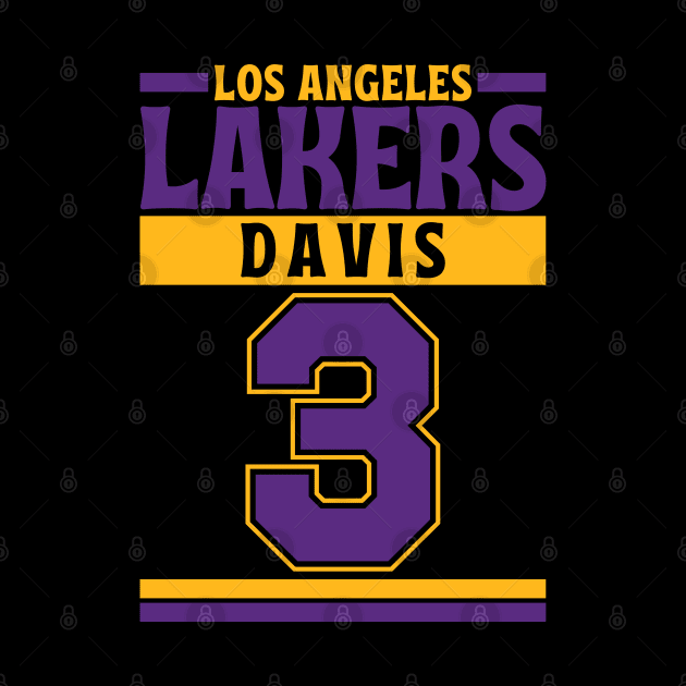 Los Angeles Lakers Davis 3 Limited Edition by Astronaut.co