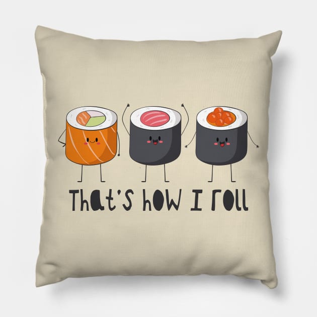 Sushi roll cheap pillow