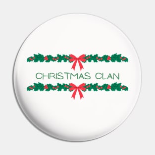 Matching Christmas Clan Pin