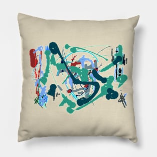 Abstract Color Background Pillow